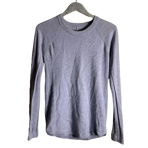 Lululemon Lilac Sit In Lotus Sweater Merino Wool - Picture 1 of 3
